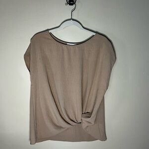 Kaileigh XL Taylor Knot Front Blouse